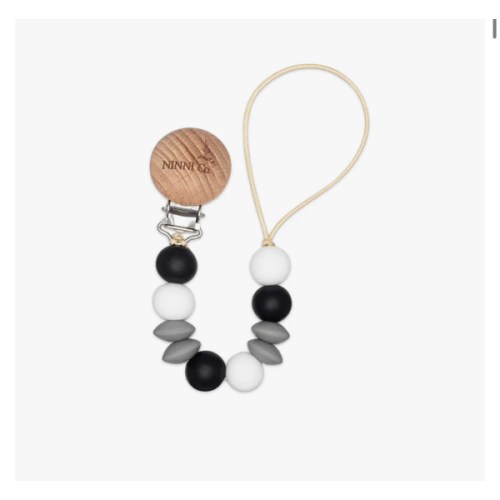 Ninni Co. Cookies and Cream Pacifier Clip
