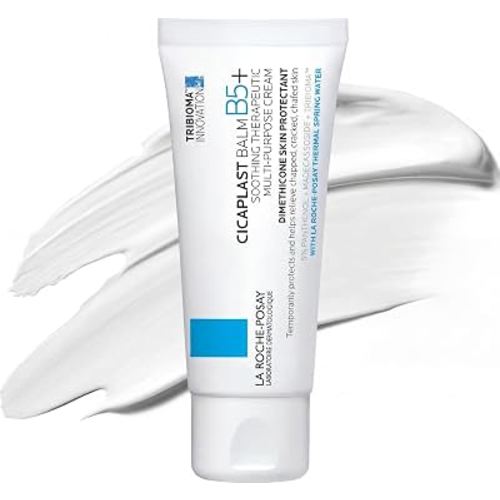 La Roche-Posay Cicaplast Balm B5 Skin Barrier Repair Cream with Centella Asiatica, Shea Butter & Panthenol | Multi-Purpose Healing Ointment for Dry, Irritated Skin | Face, Body & Hand Balm, Baby Safe