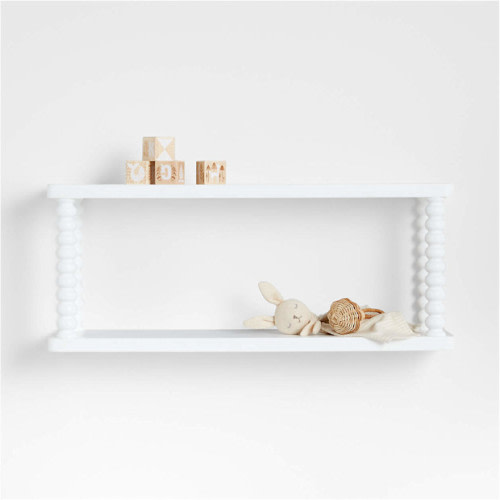 Jenny Lind Deep Brown Wood Kids Wall Shelf