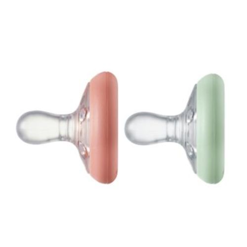Tommee Tippee® 2-Pack 0-6M Breast-Like Pacifiers in Tiger/Sage - SAGE - 0-6 MONTHS