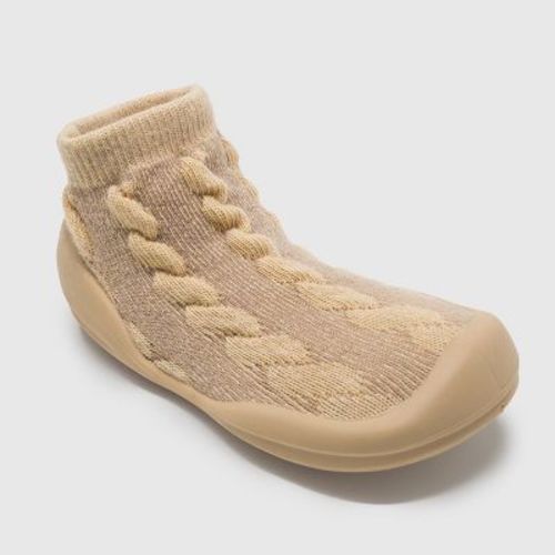 Komuello Toddler Shoes - Cable Dark Beige 12-18m