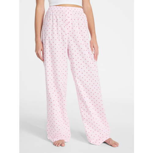 No Boundaries Sleepwear Cotton Boxer Pants, 31'' Inseam, Women's XS-XXL