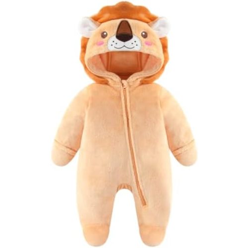 JiAmy Baby Girl Outfit Newborn Winter Snowsuit Clothes Fleece Animal