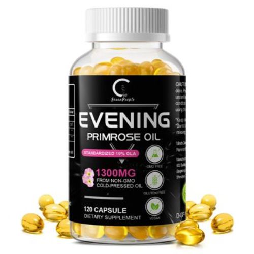 GPGP Greenpeople Vegan Evening Primrose Oil 1300mg with 10% GLA - 120 Softgels