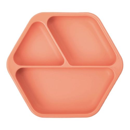 Tiny Twinkle Silicone Suction Divided Plate Baby/Toddler Dish for Independent Eating