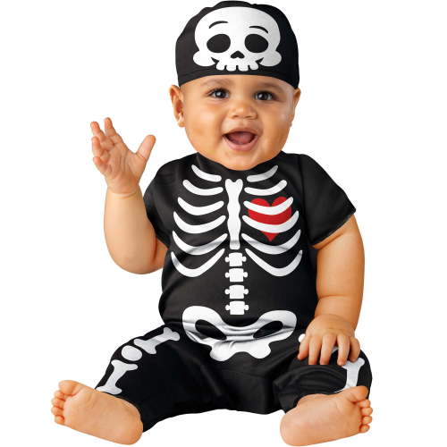 Silly Skeleton Halloween Costume for Infant, Size 0-6M, by Way to Celebrate