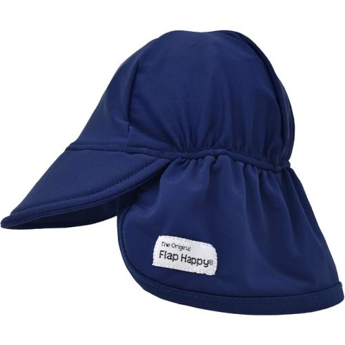 Flap Happy Baby & Toddler Sun Flap Hat UPF 50+ Sun Protection, Recycled Fabric, Lightweight, Floats on Water