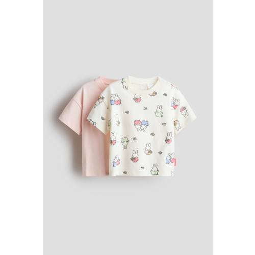 2-PACK PRINTED COTTON T-SHIRTS