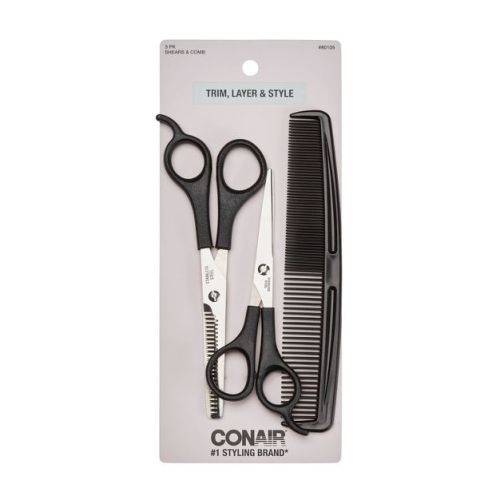 Conair Shears and Comb Set - 3pcs