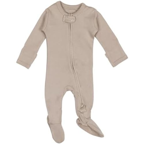 L'ovedbaby Baby Organic 2-way Zipper Footie