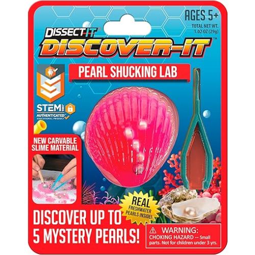 Discover-It Pearl Oyster, Science Lab Kit, STEM Toy for Kids, Ages 5+