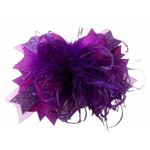 Purple Over the Top Bow, Big Baby Headbands, Purple Hair Bow, Purple Baby Headband, Baby Girls Hair Bow, Big Boutique Bow, Large Hairbows