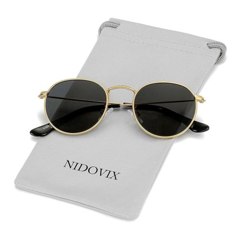 NIDOVIX Kids Polarized Sunglasses Classic Metal Frame for Baby Boys Girls Age 0-18, Three Sizes, 100% UV Protection