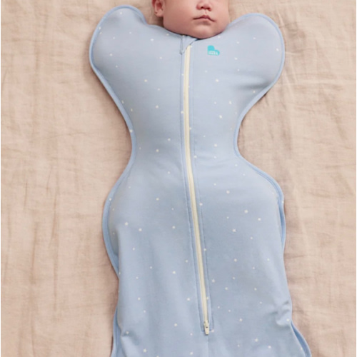 Swaddle Up™ 1.0 TOG Cotton Powder Blue Twinkle