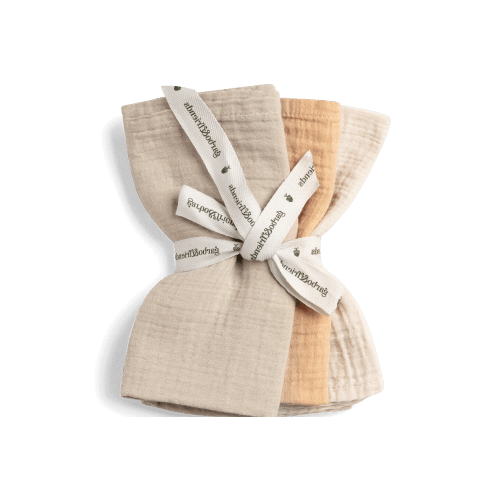 Muslin Burp Cloths 3 pcs