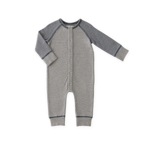 Sailor Stripe Raglan Romper - Ink