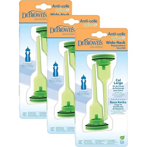 Dr. Brown's Options+ Wide-Neck Replacement Kit, 9 Ounce (Pack of 2)