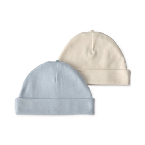 Baby Boys' Newborn Caps, 2-Pack