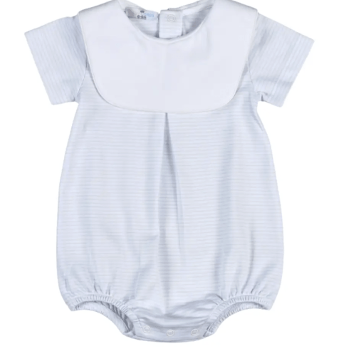 Baby Loren Lewis Blue Stripes Bubble