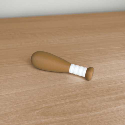 Baseball Bat Baby RATTLE: Perfect for Baseball Fans, Eco-Friendly PLA Toy, 3D Printed