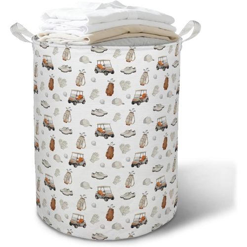 Sports Boys Laundry Basket Hamper, Sports Nursery Decor, Different Kinds Balls Foldable Clothes Toys Books Storage Box Bins Baskets Organizer for Kids Boys Room Bedroom Playroom