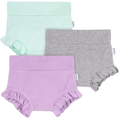 Gerber Baby Girls 3-Pack Bubble Shorts
