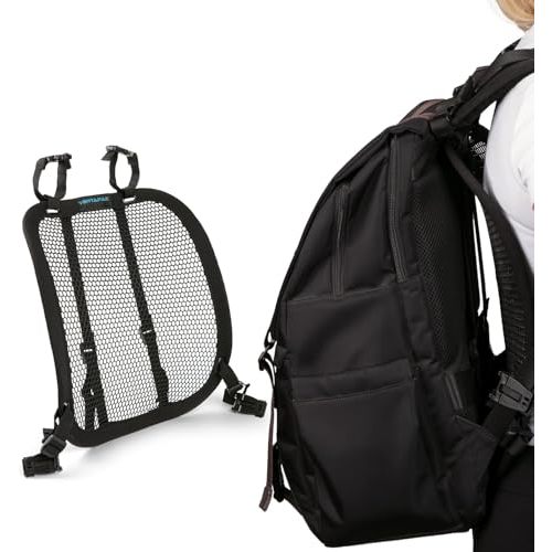 VentaPak Lightweight Ventilation Backpack Spacer - Ventilated Frame | Frame for Hiking, Commuting & Biking Backpacks - Large Mesh Ventilation, Rucksack Frames for Improved Airflow Reduced Sweat