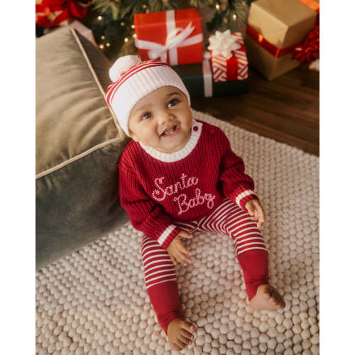 Candy Cane Stripe Fold Over Legging