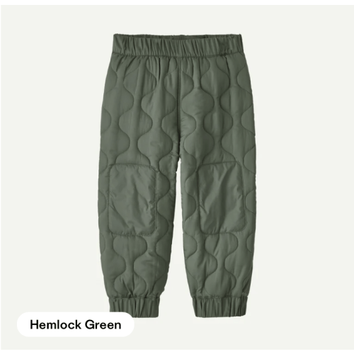 Patagonia Baby Quilted Puff Joggers