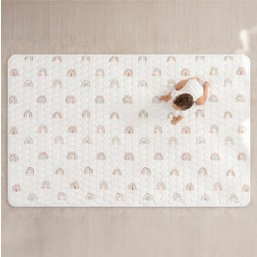 Premium Play Mat with Non-Slip Bottom, Rectangle, Medium