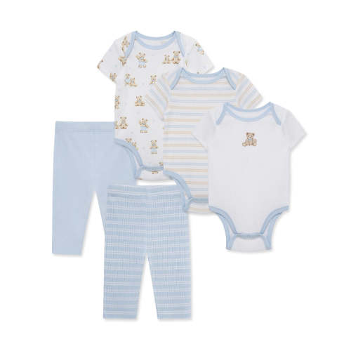 Dashing Bears 5-Piece Bodysuit & Pant Set