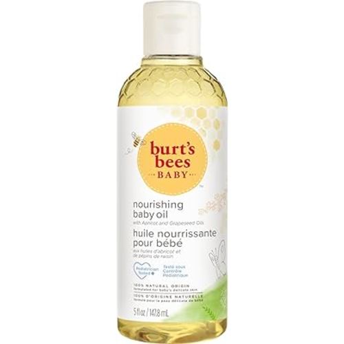 Burt's Bees Baby Nourishing Baby Oil, 100% Natural Origin Baby Skin Care, Paraben Free, Pediatrician Tested, 148ml