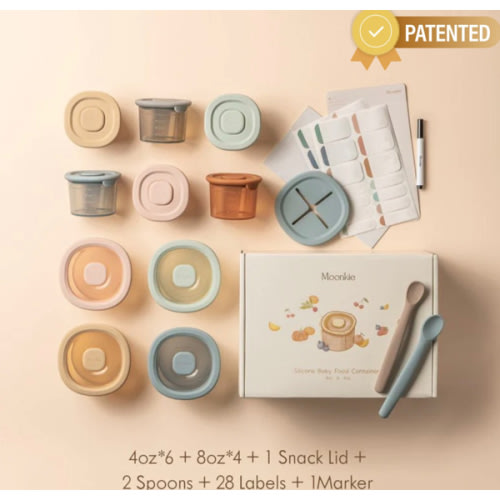 Silicone Baby Food Containers