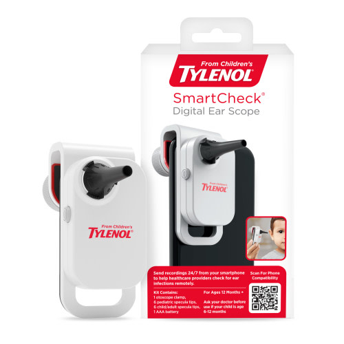 SmartCheck 2.0 From Children's Tylenol Digital Ear Scope Otoscope Kit