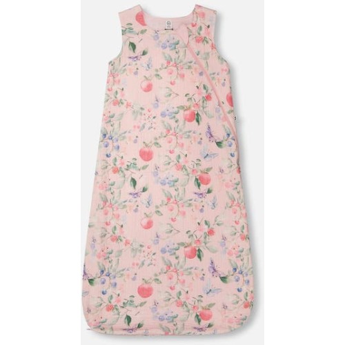 Cotton Jersey Muslin Printed Berries Sleep Sack, 0-6M