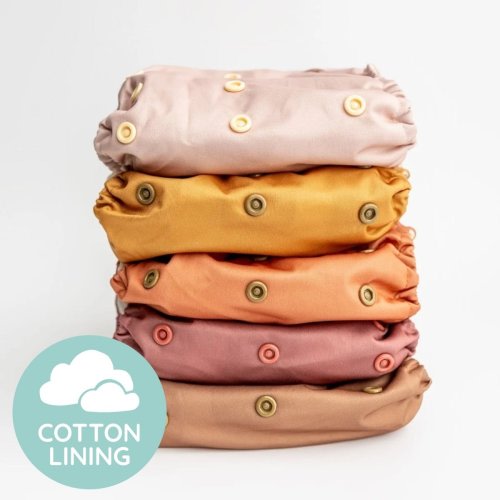 Boho Sunset Vibes - Cloud - Essential Pocket Diaper - Cloth Diaper Val – Kinder Cloth Diaper Co.