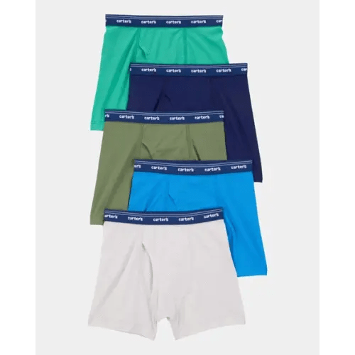 Toddler Boy 5-Pack Active Mesh Boxer Briefs Underwear | Carter's