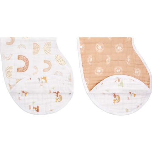 aden + anais 2-Pack Classic Burpy Bibs, Keep Rising