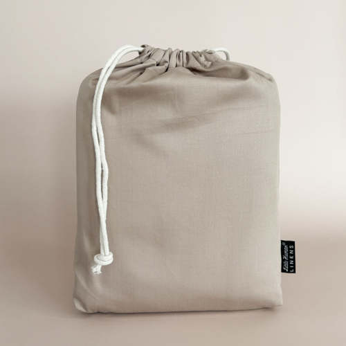 Little Human Linens Cot Waterproof Sheet - Mocha