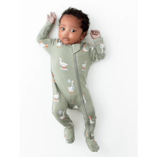 Goose Zippered Footie Pajamas | Baby Pajamas | Kyte Baby