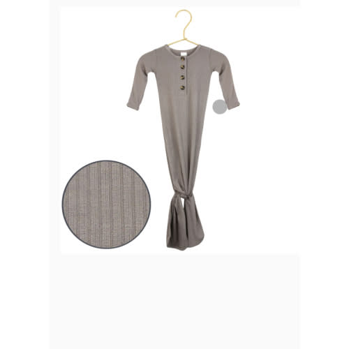 Beau Ribbed Knotted Gown