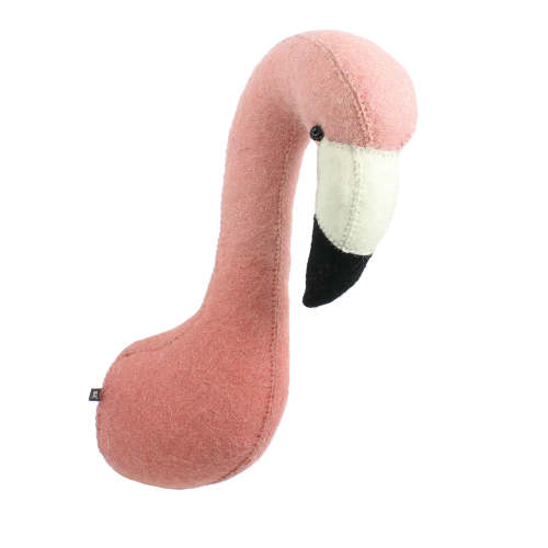 Fiona Walker Mini Felt Flamingo Head
