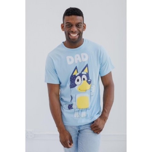 Bluey Bandit Dad Mens Matching Family T-Shirt Blue Medium