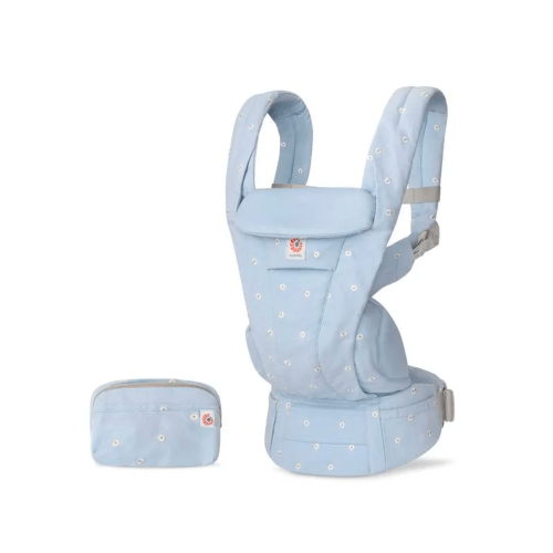 Ergobaby Omni Deluxe Baby Carrier - Serene Blue Flowers