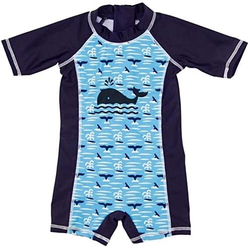 Toddler Baby Boys' Swimwear One Piece UPF 50+ Swimsuit Boy Lovely Cartoon Prints Bathing Suit