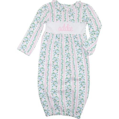 Floral Vines Baby Gown