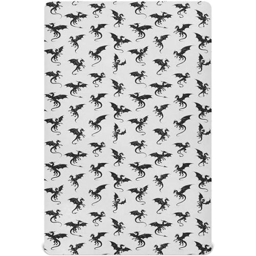 Baby Crib Sheets Flying Dragon, 39"x 27"