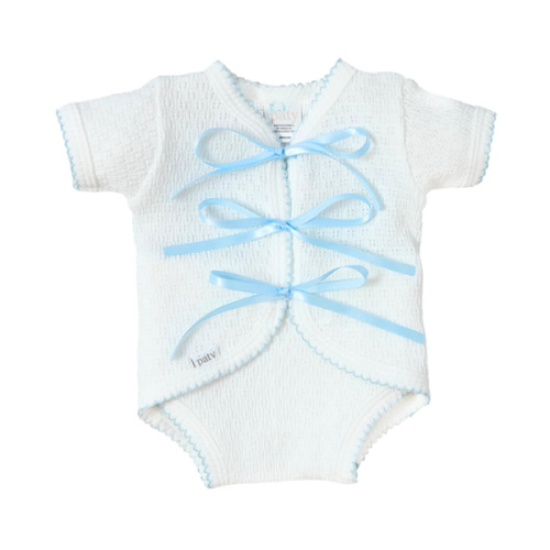 Paty Knit Ribbon Tie Onesie – PatyInc