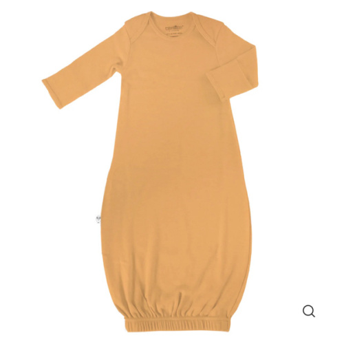 Merino Wool Baby Gown |Natural Merino Wool Baby Sleepwear – Woolino