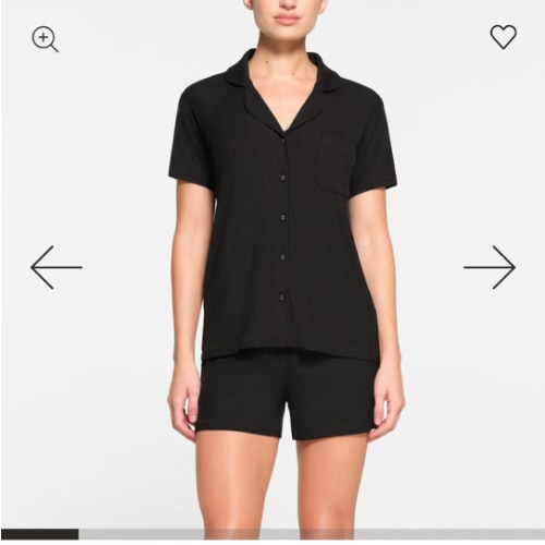 SOFT LOUNGE SHORT SLEEP SET | ONYX | SKIMS